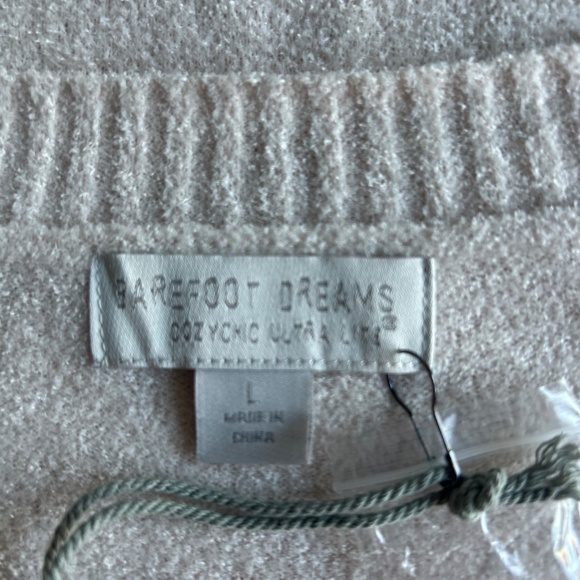 New Barefoot Dreams Light Pink Nylon Viscose High Low Tunic size L - Picture 12 of 14